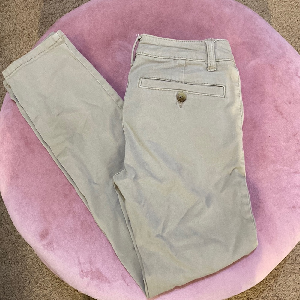 AE next super stretch khakis - cleaning out my closet